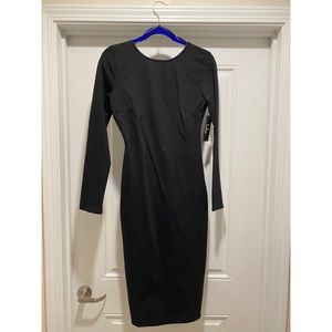 Lulus Va Va Voom Black Backless Midi Dress